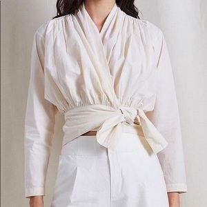 NWT Apiece Apart Greta Top in Cream